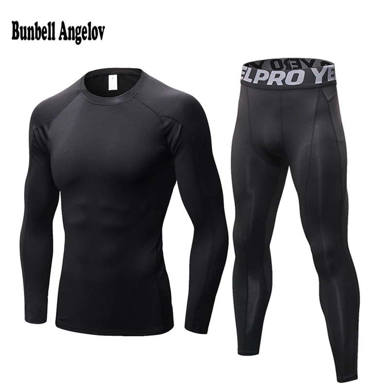 

2018 Winter Thermal Underwear Set Men Quick Dry Stretch Anti-microbial Warm Long Johns Male Casual Thermo Underwear Set