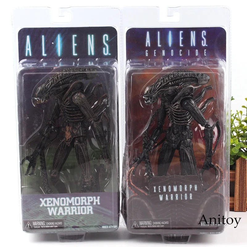 

Aliens Genocide Xenomorph Warrior PVC NECA Alien Action Figures Collection Model Toys 2 Styles
