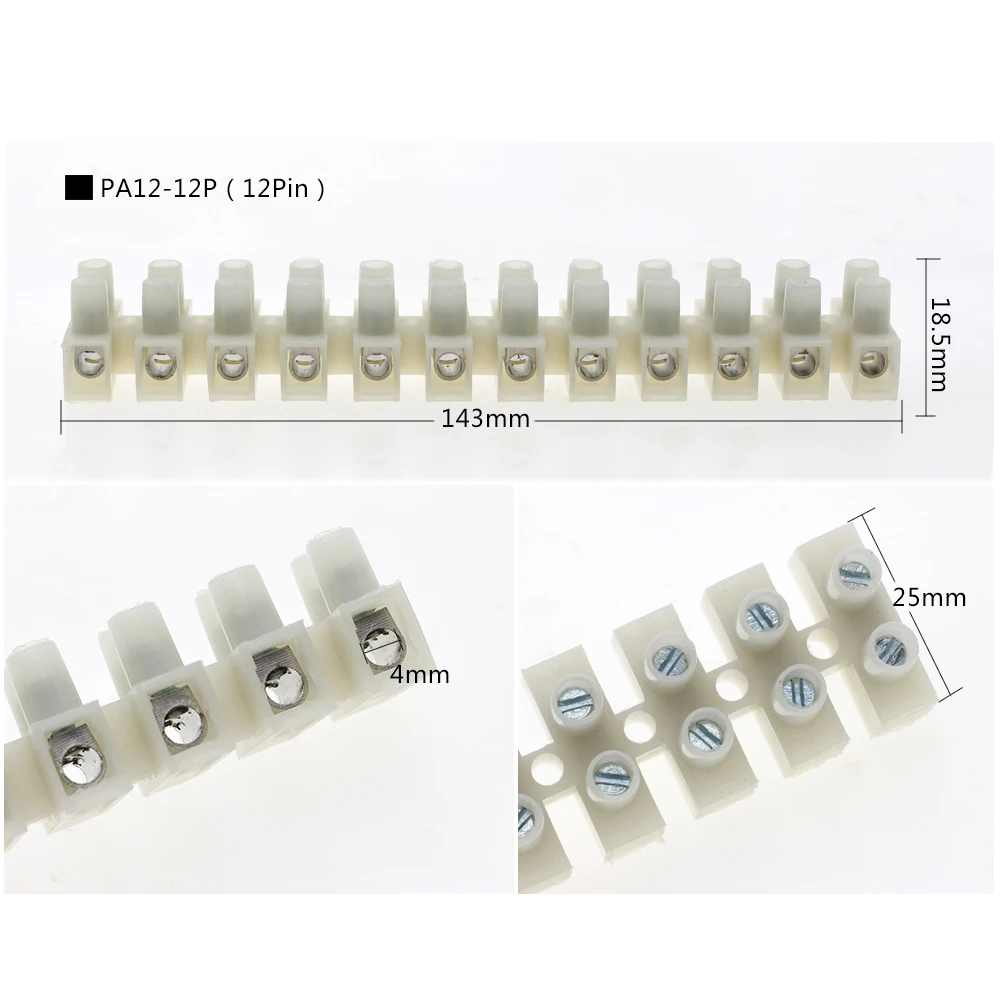 Топ продаж универсальные провода соединители 10/12 позиции клеммы блок соединитель Электрический Провод соединения