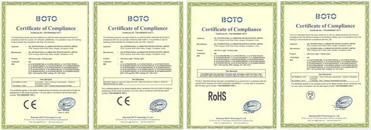 led ceiling down light certification.jpg