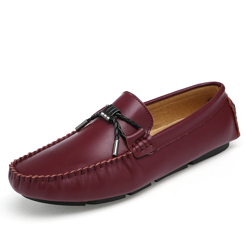 2018 Men's Dress Causal Leather Shoes Slip On Men Loafer Driving Loafer