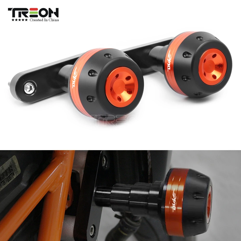Аксессуары для мотоциклов KTM DUKE 390 200 125 2013-2018 слайдеры рамы двигателя