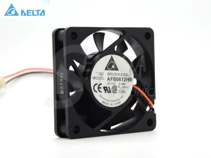 Для delta Electronics AFB0612HB DC12V 0 15 AServer вентилятор охлаждения 3 провода 60x60x15мм | Компьютеры