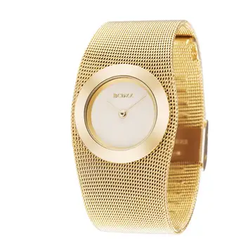 

New BCDZZ Top Brand Luxury Women Bracelet Watches Gorgeous Gold Lady Dress Stainless Steel Mesh Band Quartz Wrist Watch Gift