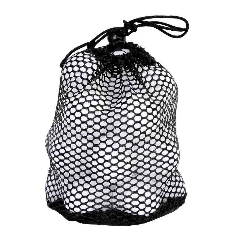 THINKTHENDO Lightweight Nylon Mesh Nets Bag Golf Tennis Balls Storage