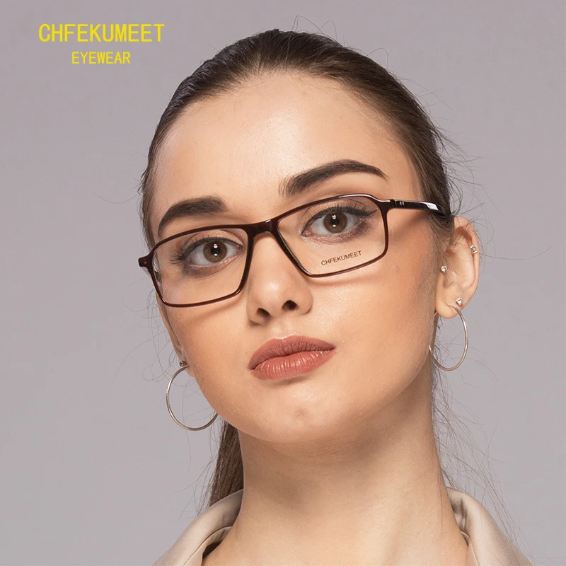 Chfekumeet Square Glasses Frames For Women Prescription Eyeglasses