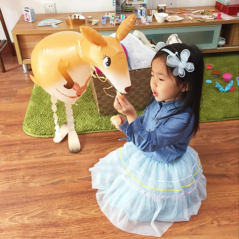 ¡Cualquier estilo! Globos de papel de animales para caminar con dibujos animados bonitos para niños, Globos de helio, Globos para fiestas de cumpleaños divertidas