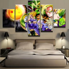 5 шт./компл. мультфильм ГОКу Dragon Ball персонажи плакат Современный домашний Настенный декор холст картина искусство HD печатная живопись холст искусство