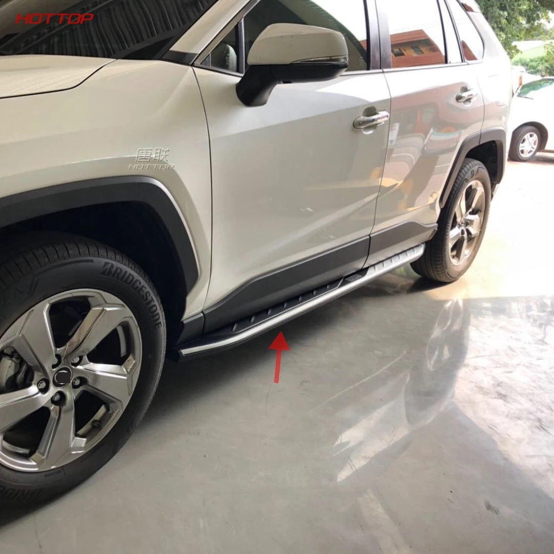 

Running Boards For Toyota RAV4 RAV-4 2019 2020 5th Auto Side Step Bar Pedal nurf bar Nerf Bars Modification