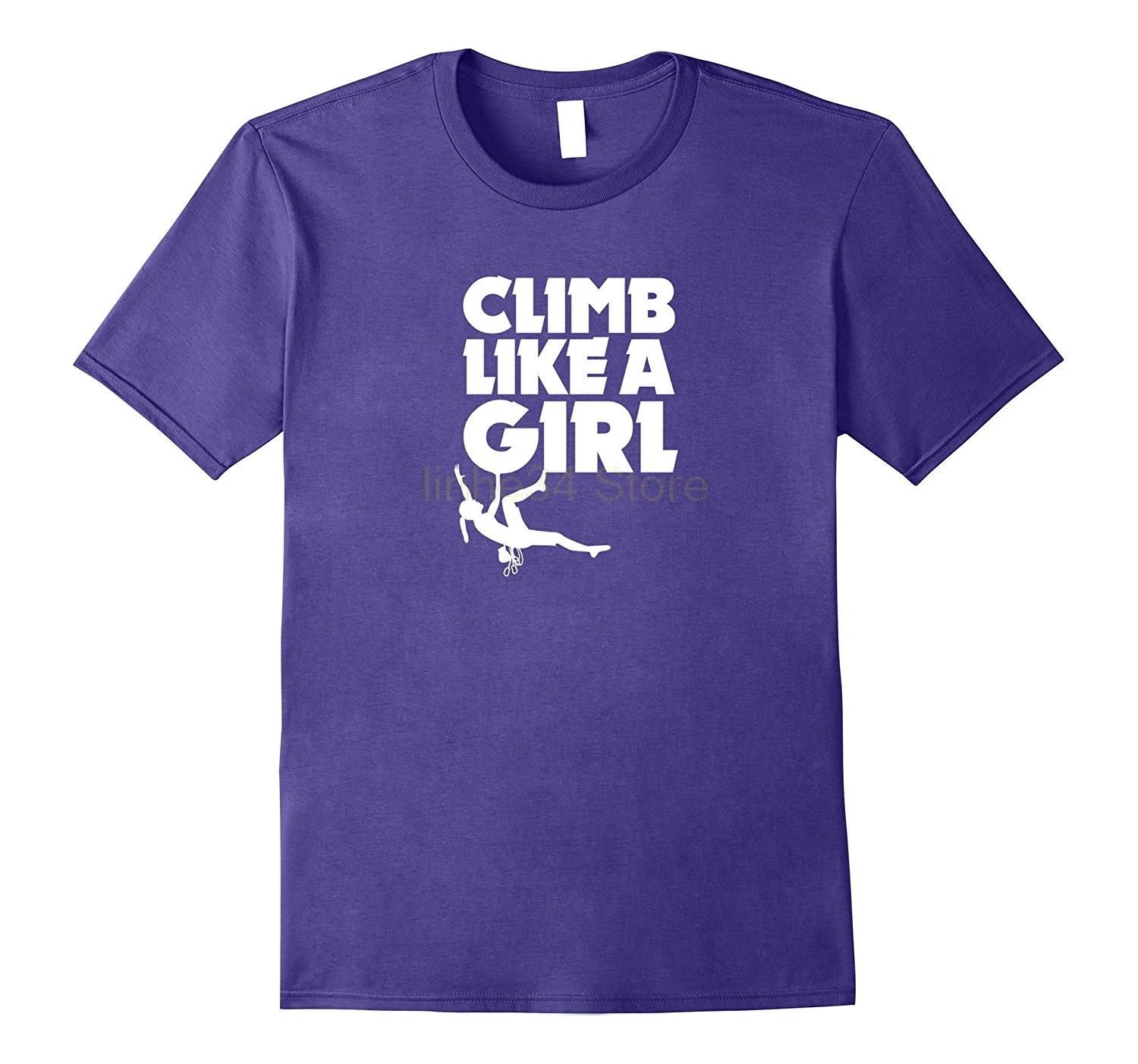 Rock Climb Like A Girl Climbinger T Shirt Boulder Gift Brand 2018 New T