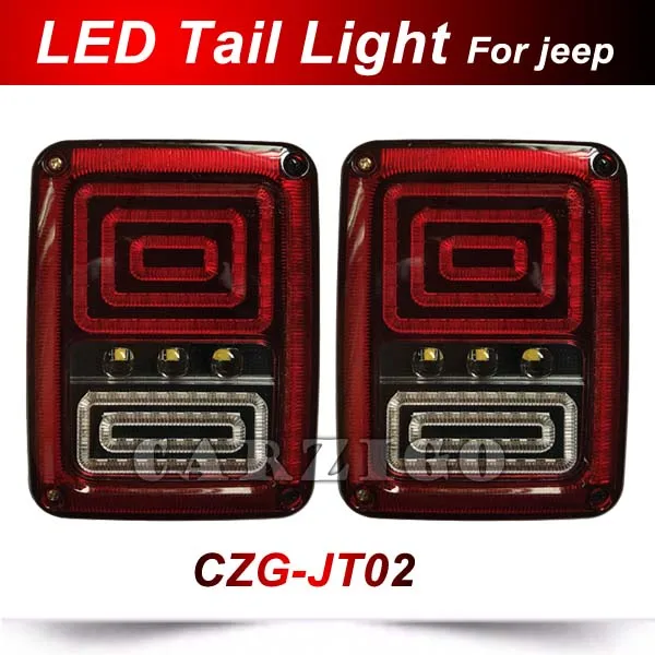 

CZG-JT02 led rear light US version led tail light for jeep wrangler JK led tail lamp for jeep ATV 4x4 truck off-road automobiles