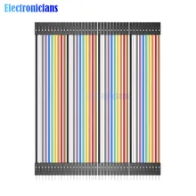 40PCS Dupont 10CM Männlich Zu Weiblich Jumper Draht Band Kabel für Arduino 100% Herkunft Neue