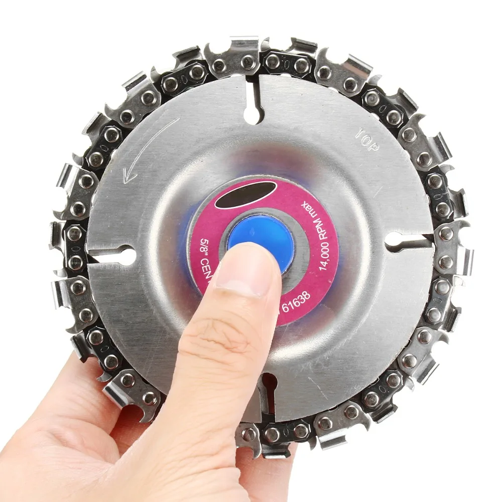 

NEW Wood Carving Disc High Quality Angle Grinder Woodworking Chain Plate Angle Grinding Chain Wheel Angle Grinding Chain Plate