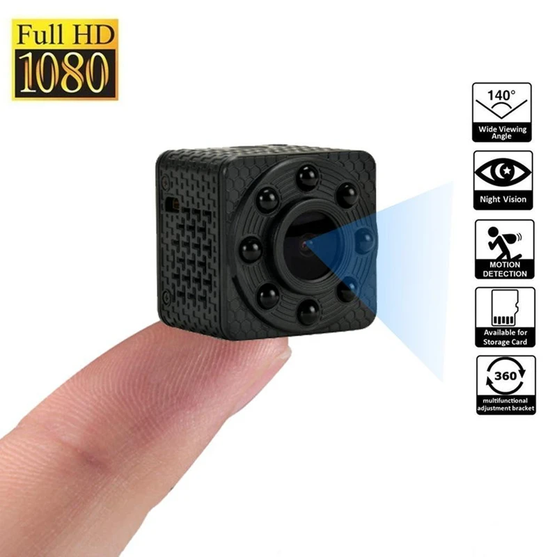

Night Vision Wide Angle Meget Mini Camera HD Camcorder IP WiFi Video Camera Recorder For Cloud Strorage
