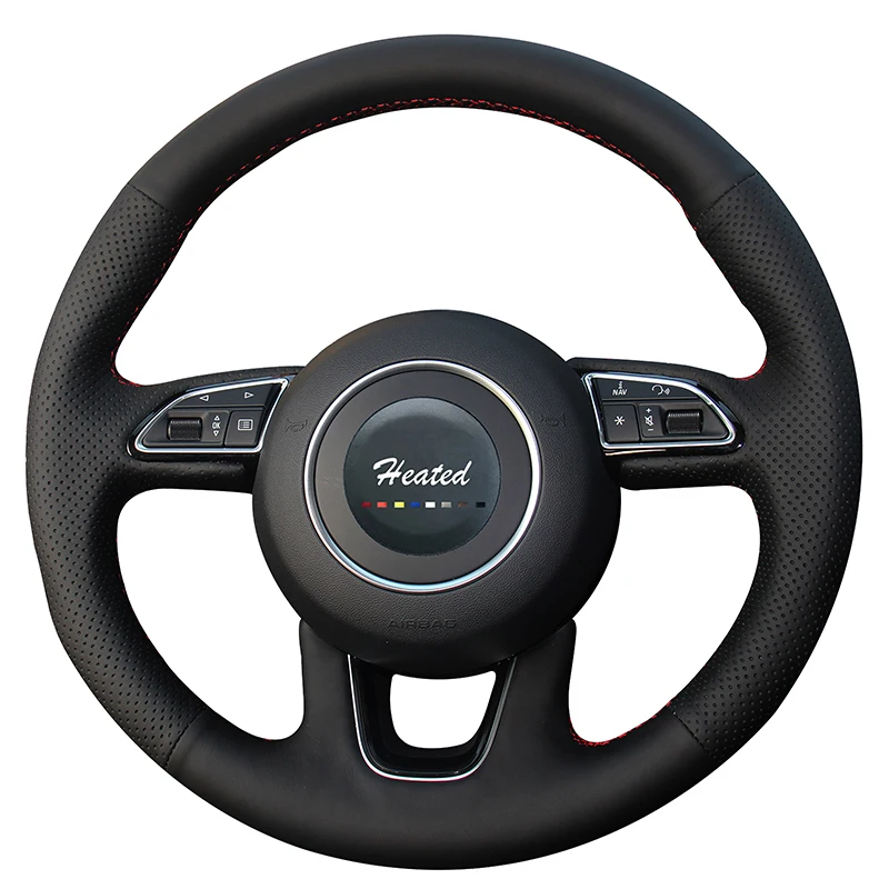 Heated Car wheel steering cover for Audi Q3 Q5 2013 2014 2015 Hand