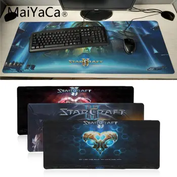 

MaiYaCa Top Quality Starcraft heart of swarm Keyboard Gaming MousePads Office Mice Gamer Soft Lockedge Mouse Pad gamer for cs go