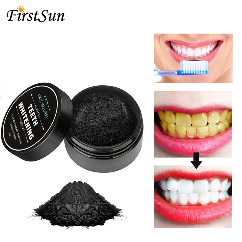 

Active Carbon Teeth Whitening Powder Natural Cleaning Stain Removing Oral Care Physical Whitener Toothpaste Coconut Oral Hygiene