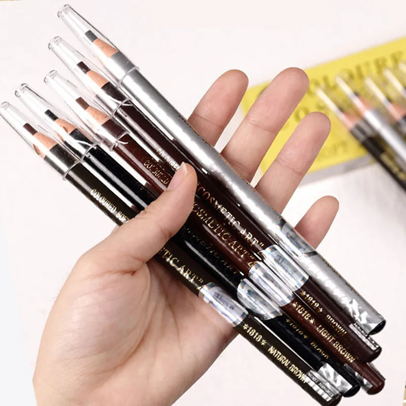 

1pcs Long lasting and waterproof Double-headed Eyebrow Pencil With Eyebrow Comb Waterproof Beauty Tools Pen Eye Brow Tint