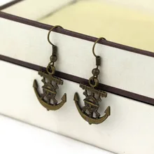 Onepiece Ace стержня Серьги One Piece Mark Серьги реквизита лодки Серьги