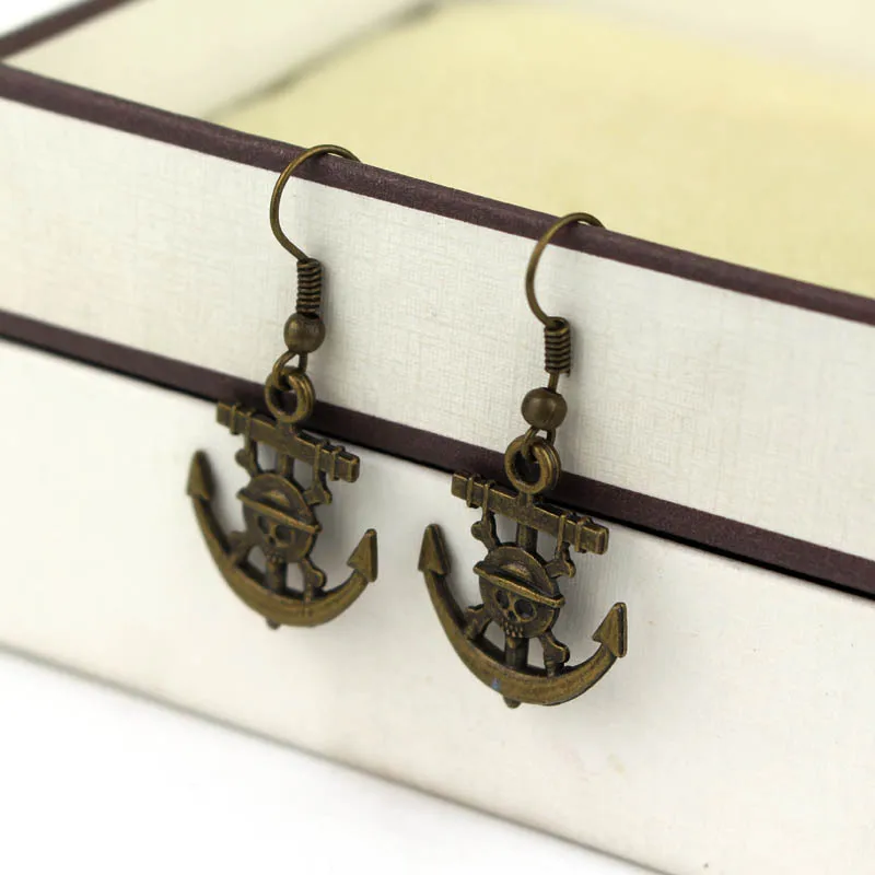 ONEPIECE Ace Stud earrings One piece Mark Earrings Props Boat Earrings