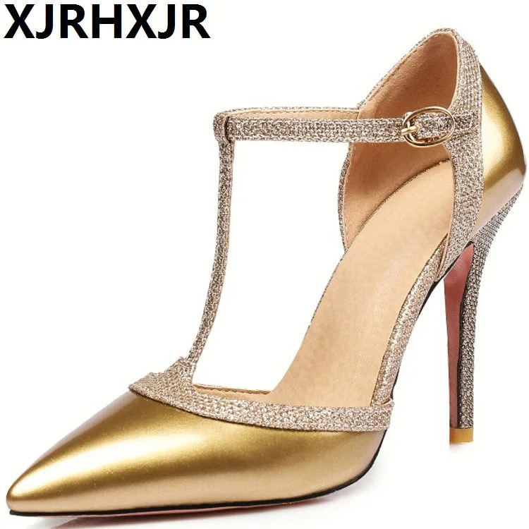 sliver Sexy gold Color Mujeres 2019 Nuevo Tacones Señaló N Bien Bomba Dama De Zapatos Hechizo Black Botas Elegante