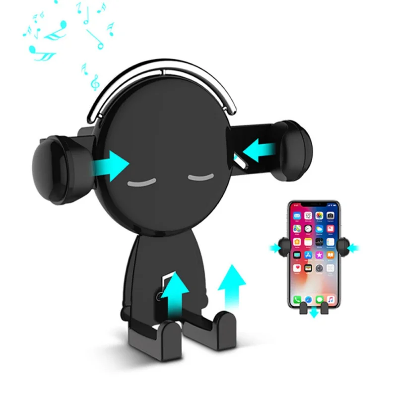 

Car Mount Phone Holder Automatic Locking Universal Air Vent GPS Cell Phone Holder For Car Mobile Phone