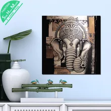 1 Шт. Свободный Лорд Ганеша Вуд HD Печатных Холст Wall Art Плакаты и Принты Плакат Живопись Лучший!