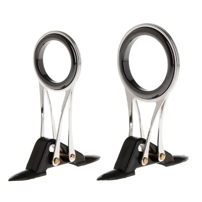 

Ring Fishing Rod Pole Line Guides Top Rings Folding Stainless Steel Telescopic DIY Eye Ring Repair Kit Tackle Accessories Y51D