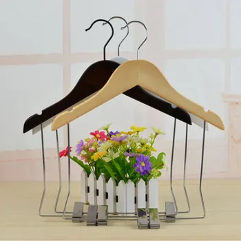 

Jetdio Innovative White Wooden Bodysuits/Pantsuit Hanger for Baby and Kids (10 pieces/ lot)