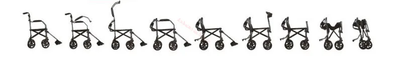 Легкая наружная алюминиевая складная портативное медицинское оборудование инвалидная коляска с ручным приводом с подлокотниками