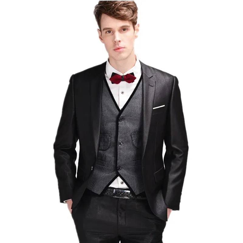 Trendy fashionable men suits business affairs gentleman small suit the