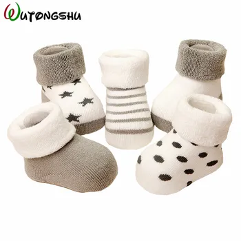 

5 Pairs /3 Pairs Lot Baby Socks Calcetines Spring Baby Boy Socks Newborn Winter Cotton Girl Warm Sock Meias Bebe 0-24M