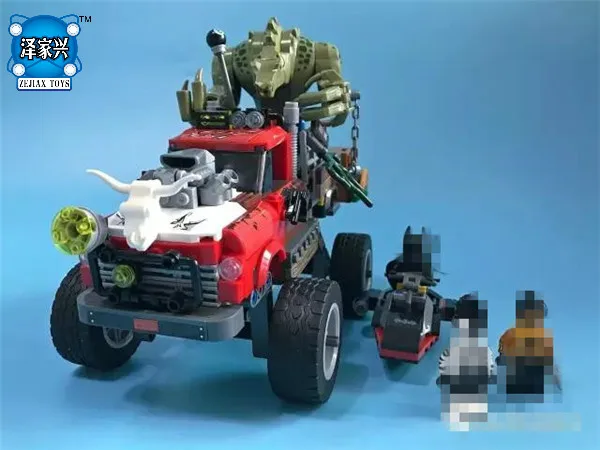 

460Pcs Batman Movie Series The Killer Crocodile Tail-Gator Comaptible Lepins Building Blocks Bricks Educational Figures Toys