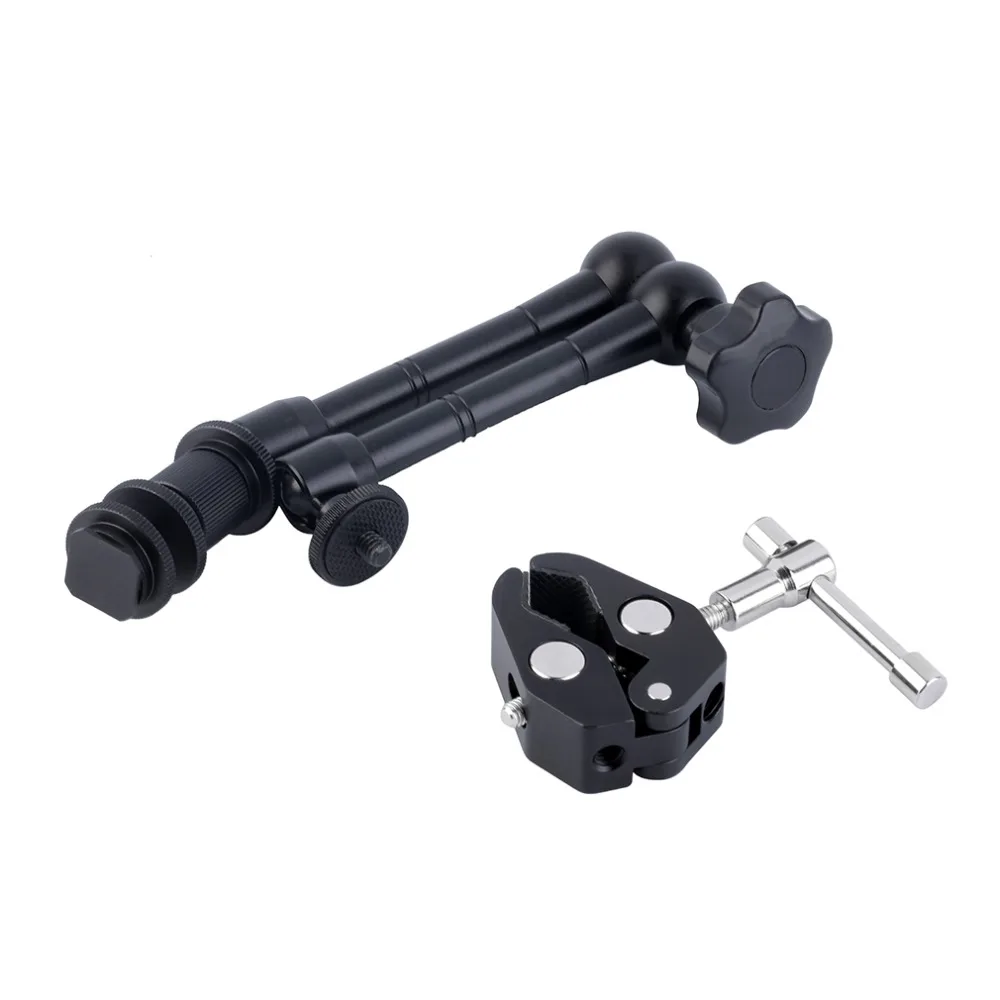 11‘’Articulating Magic Arm+Large Super Clamp Pliers Clip for DSLR Rig Monitor