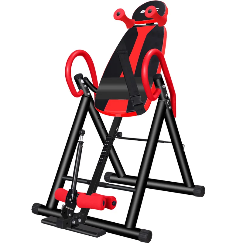 Us 246 12 13 Off Foldable Inversion Therapy Table Back Stretcher Machine Inverted Upside Down 6 Safety Stretching Equipment Height Adjustable In