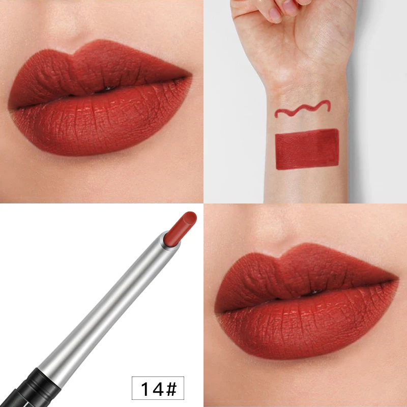 

17 Colors Lip Liner Matte Long Lasting Moisturizer Lipliner Sexy Lip Stick Makeup Contour Lip Liner Pencils New Products