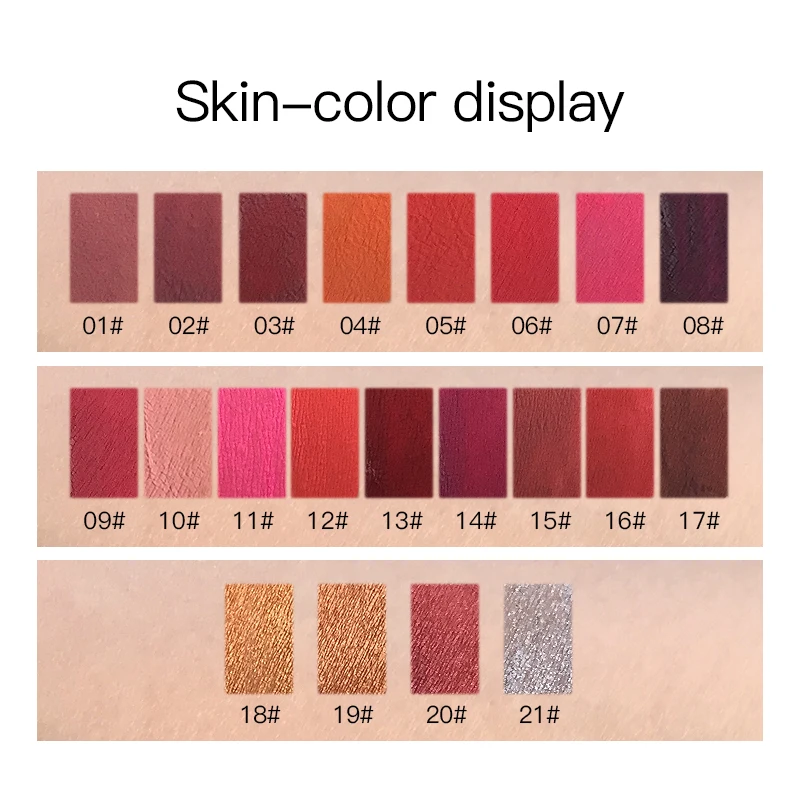 Pudaier Matte Lipstick Red Velvet Lasting Liquid Lipstick Waterproof Lip gloss Lip Tint Cosmetics Makeup Nude Makeups For Women Pudaier Matte Lipstick Red Velvet Lasting Liquid Lipstick Waterproof Lip gloss Lip Tint Cosmetics Makeup Nude Makeups For Women