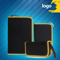 Pochette de réparation multifonctionnelle, sac à outils, trousse à outils en tissu Oxford imperméable, poches ceinture de taille pour électricien avec logo 1 pièce 