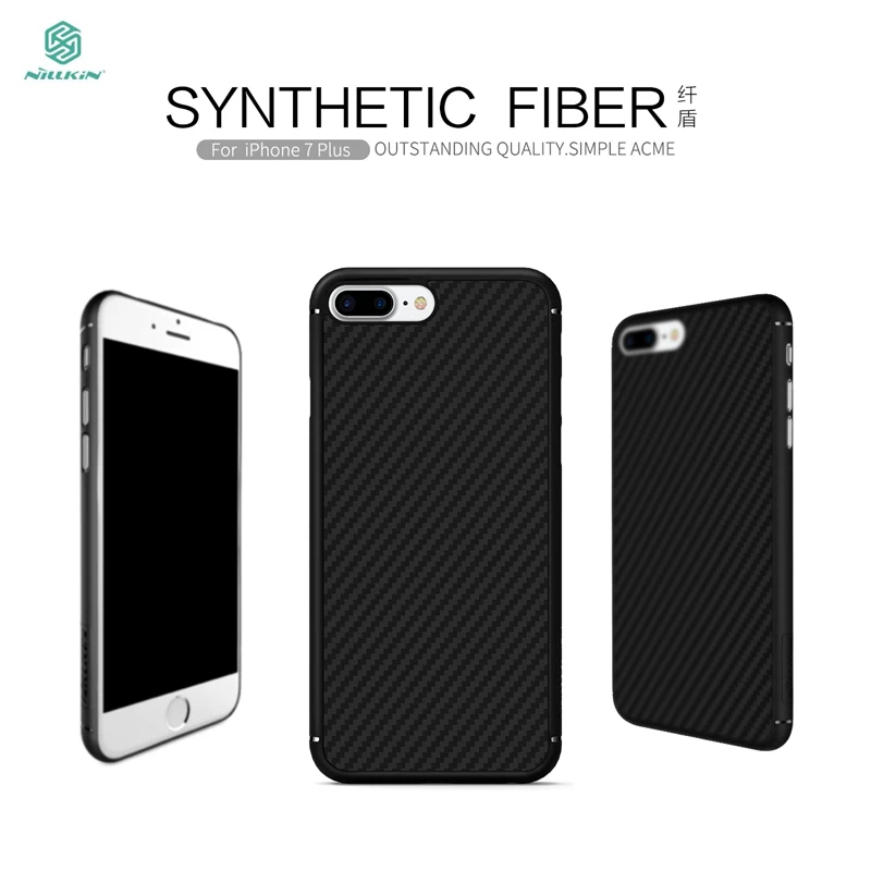

For iPhone 7/ 7 Plus Case Cover Original Nillkin Synthetic Carbon Fiber Back Cover Case for iPhone7 Plus Protective Shell Funda