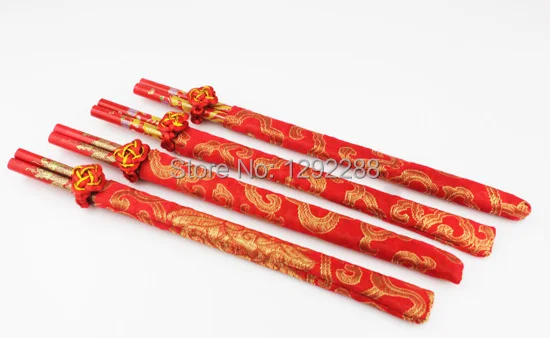 Деревянные китайские палочки для еды свадебные палочки для еды свадебный подарок Свадебные прекрасные сувениры китайский дракон феникс печатных