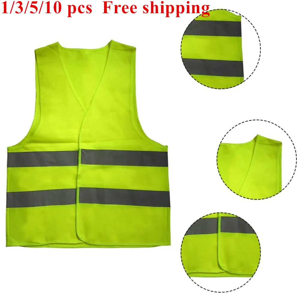 

Waistcoat Reflective Safety Reflective Vests High Visibility Fluorescent Outdoor Safety Clothing Running Safe Ventilate Vest