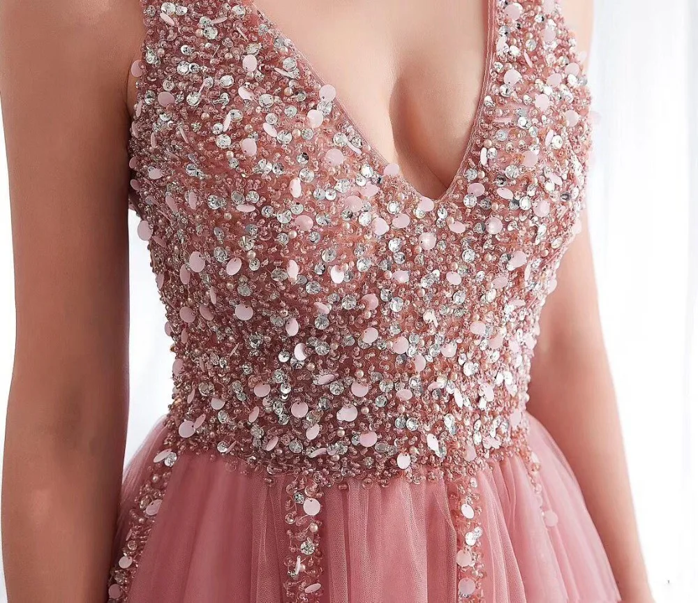 fashion-deep-v-neck-long-evening-dresses-tulle-beaded-side-split-custom-made-zipper-formal-evening-gowns-prom-party-dresses