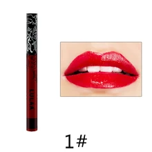 Прямая поставка, новинка, Lulaa, водостойкая красная Мерцающая блестящая металлическая помада, Жидкий блеск для губ, макияж, стойкая губная помада, 1 шт., 24 апреля