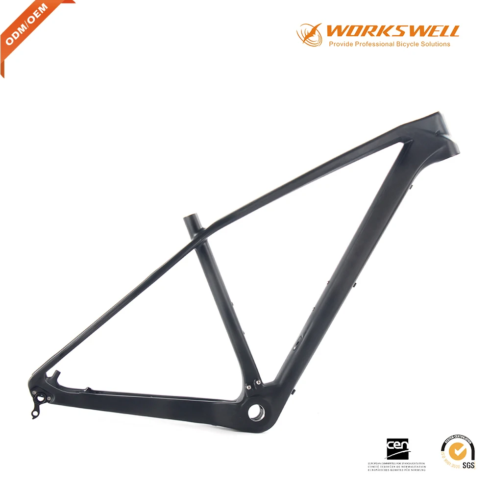 

2018 Workswell bike Hot seeling High quality T800 Carbon MTB 29er Light Frames for mountain bikes two years warranty WCB-M-096
