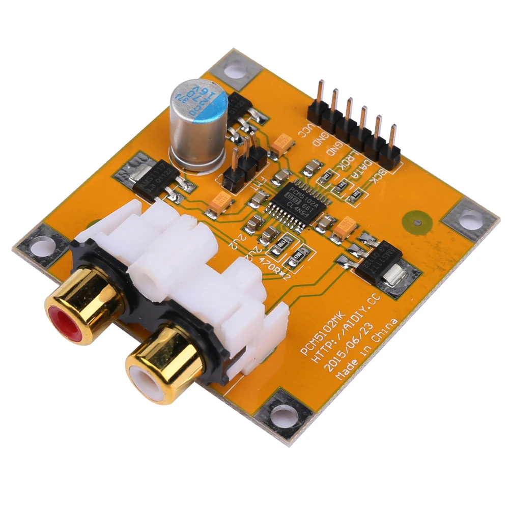 LEORY DC 5 V-10 V 12 S 32BIT 384 K PCM5102/PCM5102A аудио модуль DAC аудио декодер доска для Raspberry Pi красный основной игрок