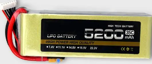 Высокая скорость батареи 2 s 35c 7,4 v 5200 mah Дрон батарея летательный аппарат li-poly батарея 35C низкое сопротивление аккумуляторная fpv батарея