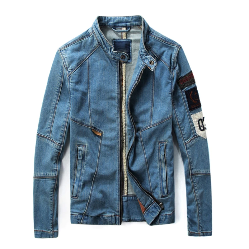 jaqueta jeans biker