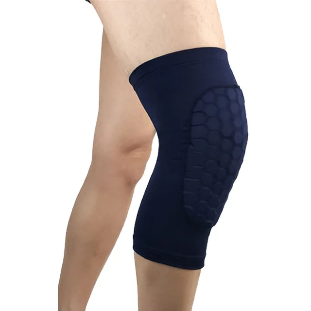 Dserw 1 PCS Honeycomb Sports Knee Pad Leg Support for Running Basketball Weightlifting Gym Workout Sports etc S-XXL for Men /& Women