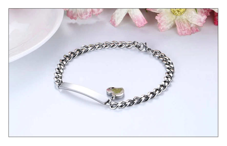 Meaeguet Laser Engrave ID Personalized Name Bracelet For Women Customized Stainless Steel Bangle Jewelry 8mm Wide (7)