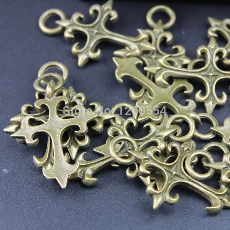 P1544 DIY ретро аксессуары Крест из старинного бронзового сплава|accessories diy|diy accessoriescross